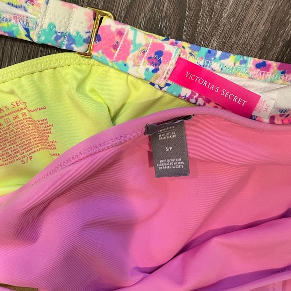 VS Bikini Top & Bottoms (VS & Aerie) Bundle - 34C & Small - Picture 2 of 3